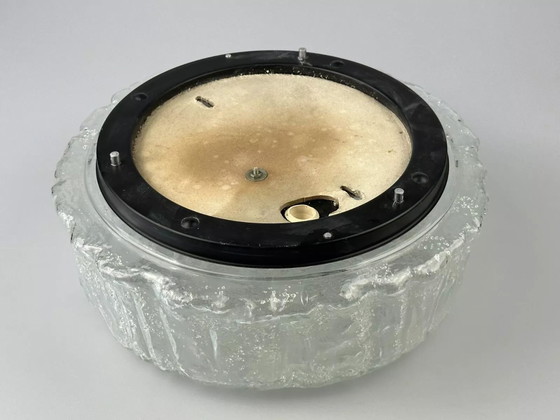 Image 1 of 60er 70er Jahre Deckenlampe Glashütte Limburg Germany Plafoniere Space Age