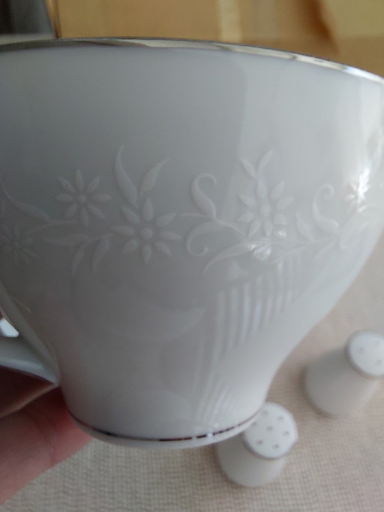 Image 1 of Four ZYLSTRA Japanese vintage cup and saucer