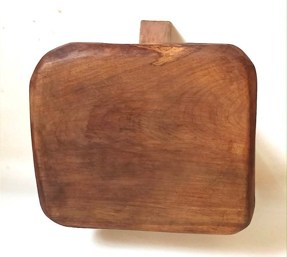 Image 1 of Brutalistischer Dreibeinhocker, 1960er Jahre