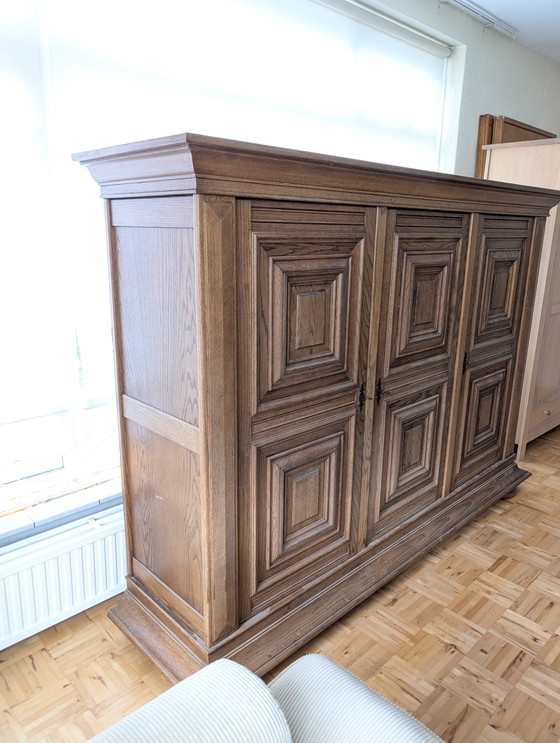 Image 1 of Brutalist oak sideboard - Mid-Century Modern