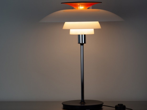 Lampada da tavolo vintage PH 80 di Poul Henningsen, Louis Poulsen, Danimarca, 1974 – Lampade da tavolo, Metal (photo 6 of 10)