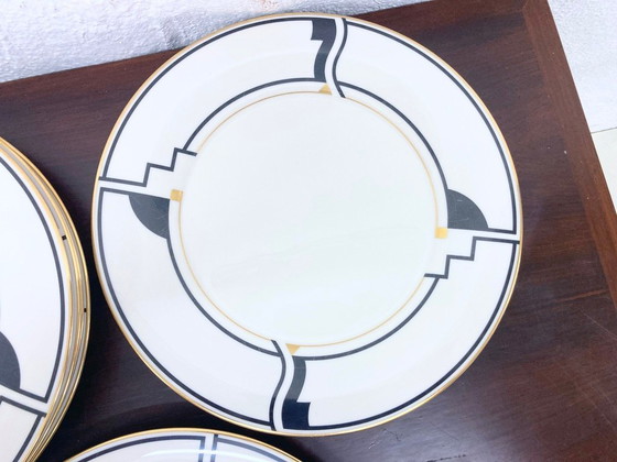 Image 1 of Noritake Portfolio Stoviglie anni '70-'80 Design stile Art Deco