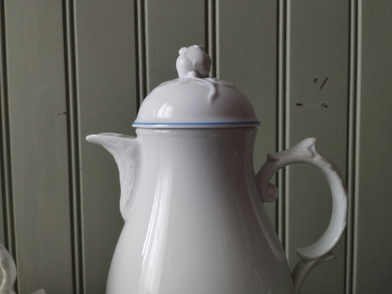 Image 1 of Furstenberg porseleinen tête-à-tête met monogram KC