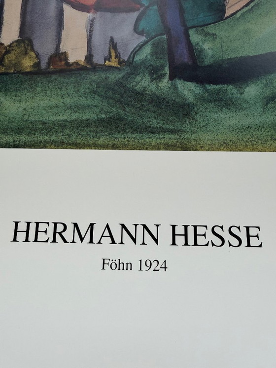 Image 1 of Hermann Hesse (1877–1962), Föhn, 1924, copyright Heiner Hesse, Arcegno 1993, Printed in Germany