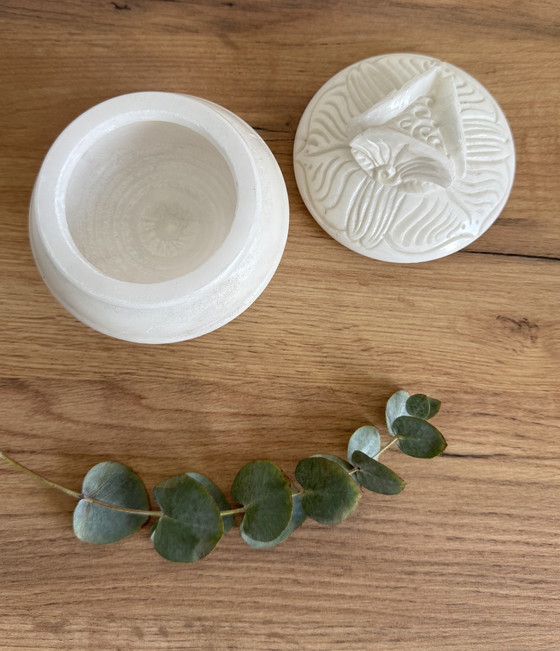 Image 1 of Vintage albasten doos