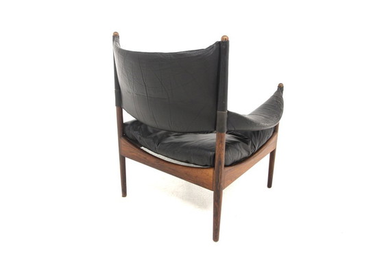 Sessel Modus von Kristian Vedel für Søren Willadsen Møbelfabrik, Dänemark, 1960er Jahre, Leder (Foto 12 von 12)