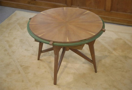 Game table / side table in oak from the 1940s. – Wood, Vintage (photo 7 of 14)