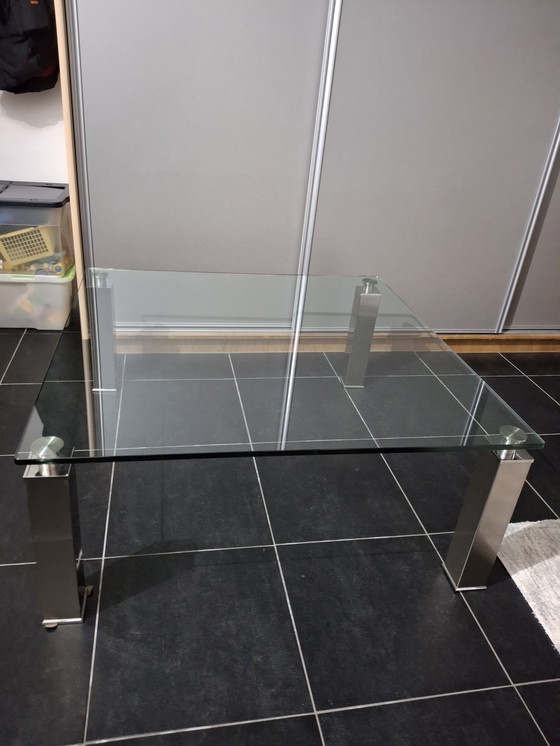 Image 1 of Bellissimo tavolino da caffè in vetro di grandi dimensioni