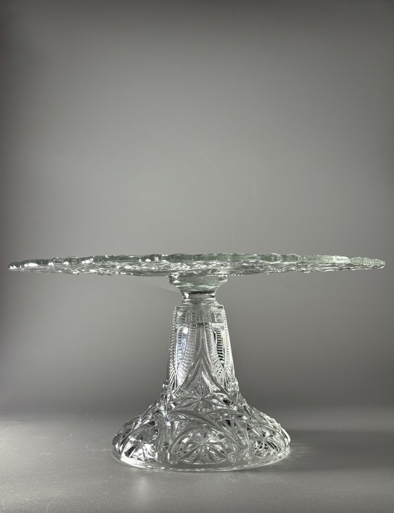 Image 1 of Val Saint Lambert - Alzata per torte - "LUCRÉCE" - 1913