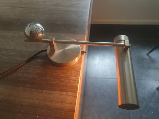 Gispen Pianolampje table lamp, designed by J.J.P. Oud, metal, Silver, Bauhaus (photo 2 of 5)