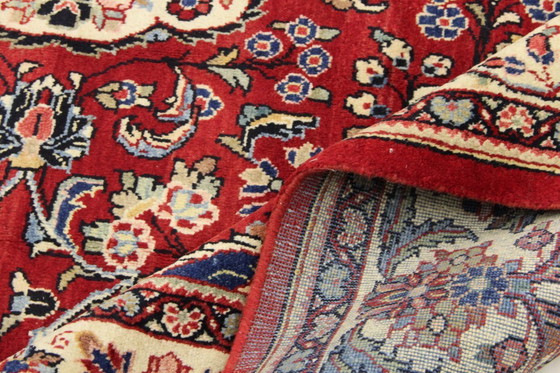 Image 1 of Original Perserteppich Sarough Mahal Rot 375 x 264 cm Top Zustand Klassik Alt