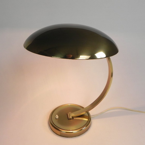 Image 1 of Bauhaus messing bureaulamp, model 6751 van Christian Dell voor Kaiser Leuchten
