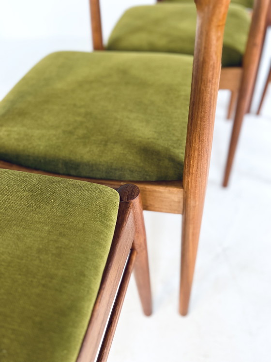 Image 1 of 8x Henning Kjærnulf restaurado, Korup Stolefabrik '60