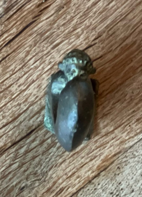 Image 1 of Statuetta in ottone - madre e figlio