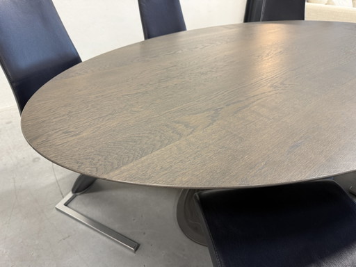 Leolux Thebe Esstisch Eichenholz 220x120
