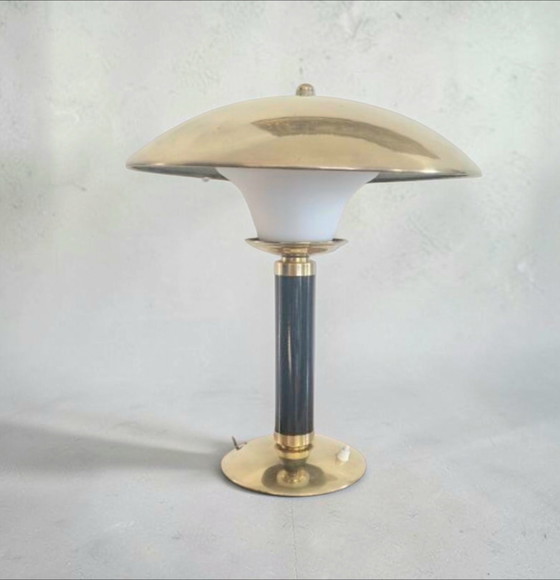 JUMO Grand Luxe Lamp - Brass And Plexiglas - 1960s – Table lamps, Metal (photo 4 of 15)