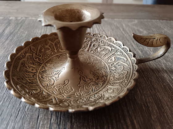 Image 1 of bougeoir vintage en laiton