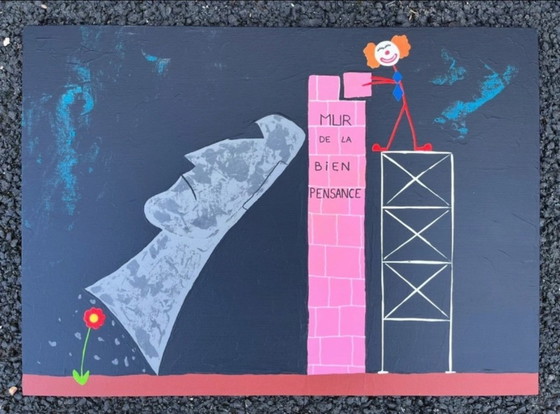 Image 1 of Acryl auf bespanntem Karton 46x33cm.