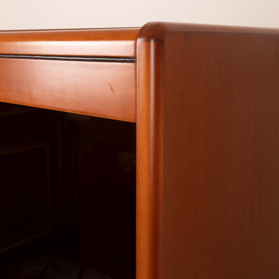 Tito Agnoli 1970 Italienischer Pekari Schwarzer Leder Schrank für Caleido – Schränke, Italian Design (photo 19 of 27)