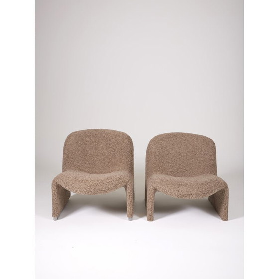 Image 1 of Paar vintage Alky fauteuils van Giancarlo Piretti voor Artifort, Italië 1970