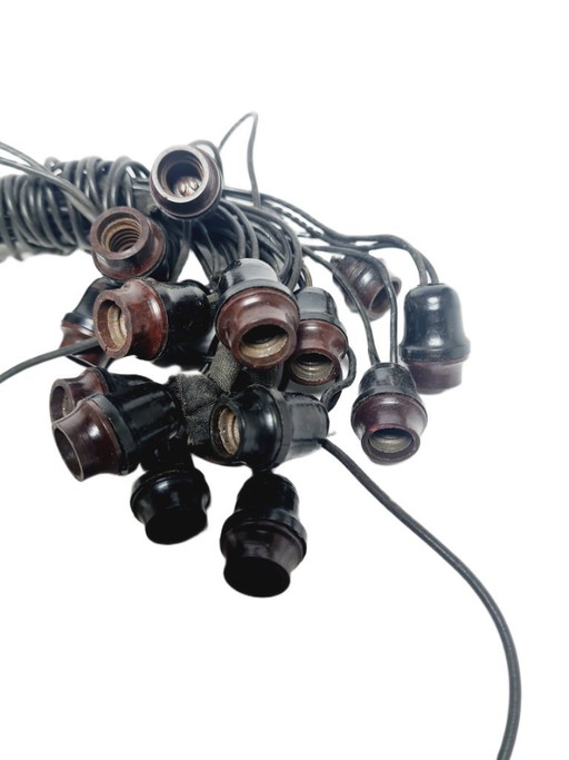 Ebonieten Art Deco kerstverlichting, Polen, jaren 1930 – Plastic, Rubber (photo 2 of 6)