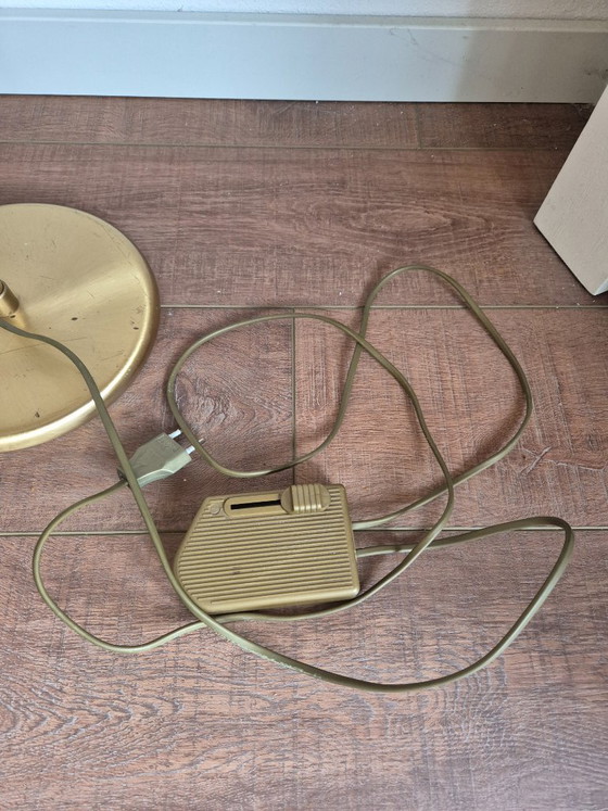 Floor light - Reading lamp - Notary floor lamp - Standard lamp - Holtkötter - Dimmer. – Brass (photo 12 of 17)
