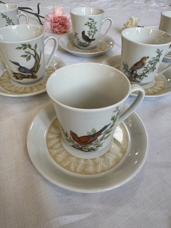 Image 1 of Wunderschöner Villeroy & Boch Vogel-Kaffeeservice