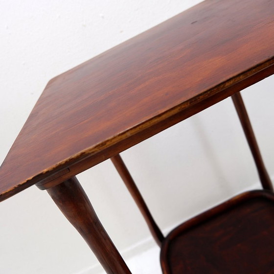 Image 1 of Table d'appoint Art Nouveau en bois courbé n° 960 par J&J Kohn - Années 1920