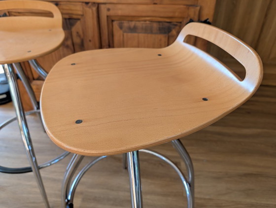 2x Calligaris GIN Sgabelli da bar Made in Italy - Edi & Paolo Ciani – Legno (photo 5 of 6)