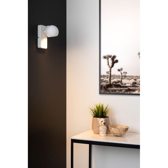 Lucide FAVORI ceiling spotlight 1xGU10 white metal, Spot lights (photo 2 of 3)