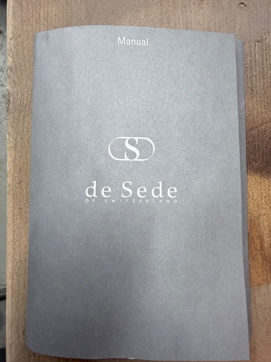 de Sede DS-7 Corner sofa with ottoman in grey leather (photo 8 of 9)
