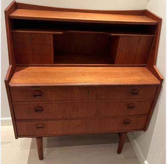 Image 1 of Danish Design teak secretary Mid Century 