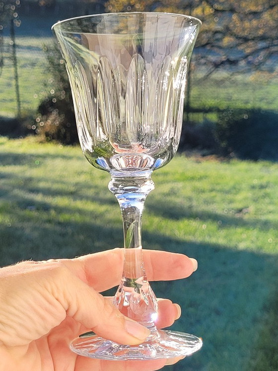 Image 1 of 8 bicchieri di cristallo con stelo di Sèvres