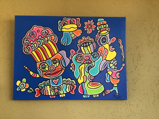 Beautiful colorful painting