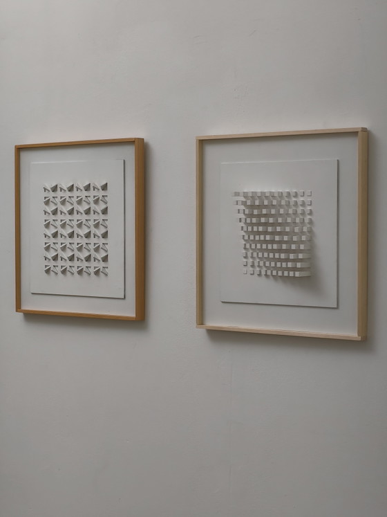 Image 1 of Rilievo murale costruttivo bianco, Zero Art