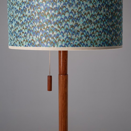 Image 1 of 1x Scandinavian floor lamp with Rubelli lampshade