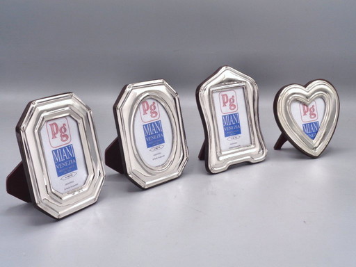 4 Sammlerrahmen aus 925er Sterlingsilber