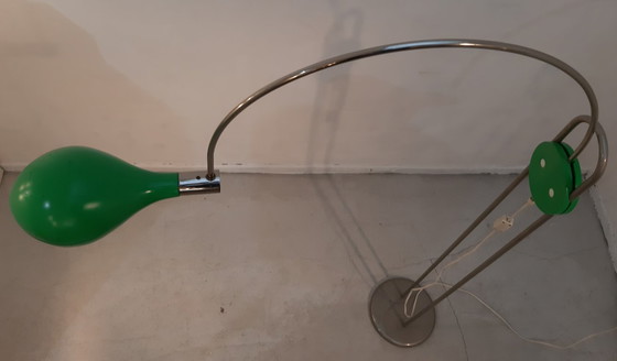 Image 1 of Lampe à arc de l'ère spatiale, années 1970.