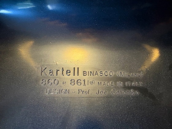 Image 1 of Rara sedia Kartell 4860/861 – Design Joe Colombo – Vintage Black