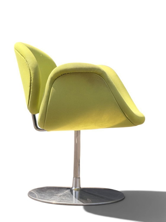Authentic Pierre Paulin "Little Tulip" Chair for Artifort - Vibrant Green – Dining chairs, Textile (photo 3 of 13)