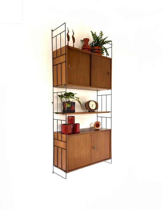 Image 1 of Sistema di pareti modulari vintage, WHB Germania, anni '60