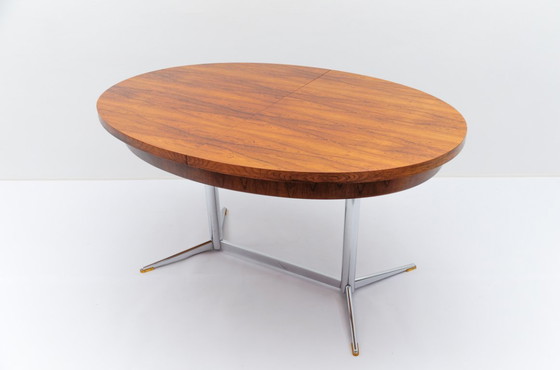 Image 1 of Scandinavian Rosewood Folding Dining Table, 1960s