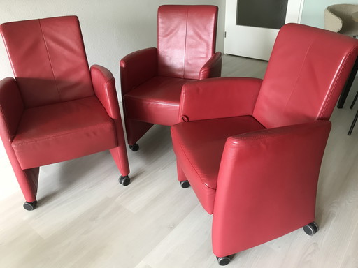 3 sillones de comedor