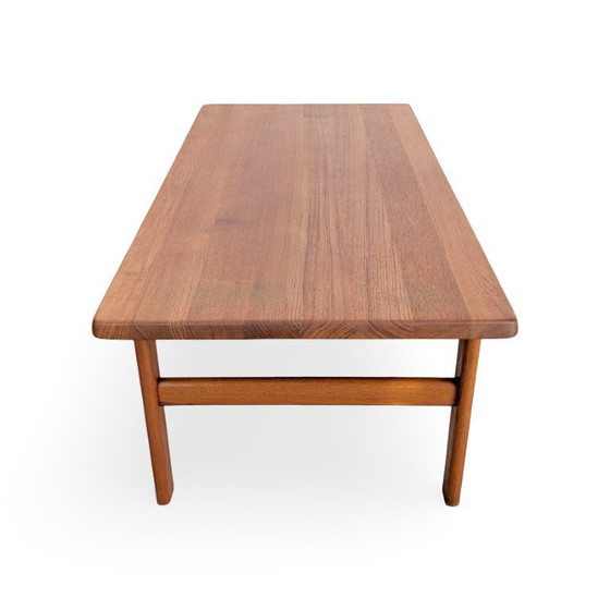 Image 1 of Table basse vintage en teck de style Midcentury, design Niels Bach