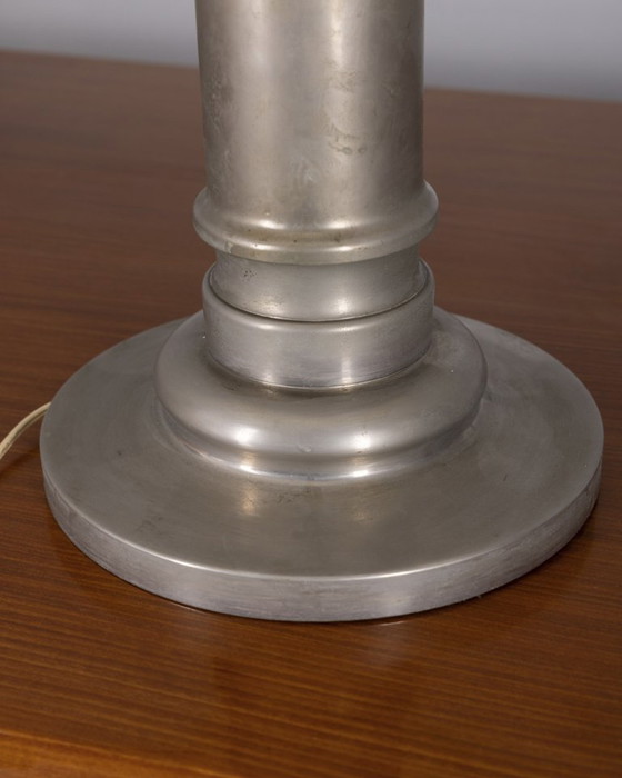 Image 1 of Vintage tafellamp van metaal en plexiglas uit de jaren 70, ontworpen door Vit Kellj