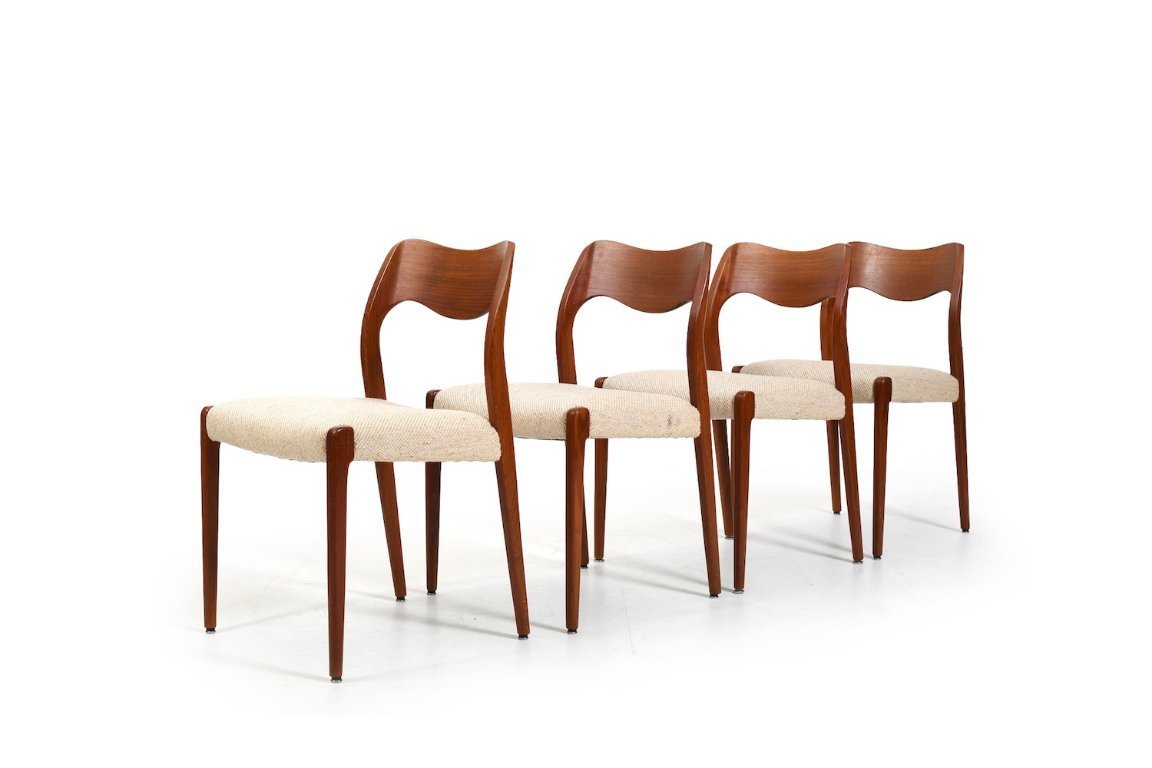 Set of Four Chairs by Niels Otto Møller Model No.71 | €2,590 | Whoppah