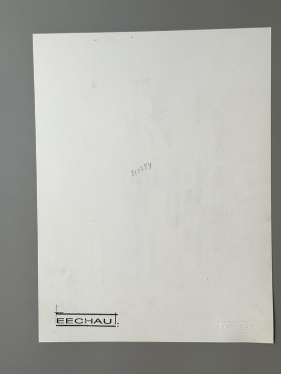 Image 1 of Eugène Eechaut (1928-2019) - 4 works, ink on paper 1982-1984