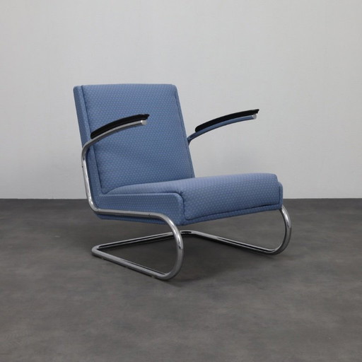 Bauhaus Lounge Chair S411 by W.H. Gispen for Mücke Melder, 1960s