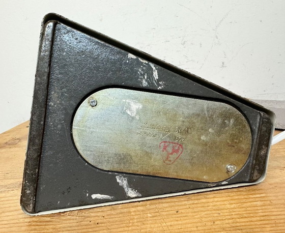 Image 1 of Lampada da tavolo a collo di cigno industriale grigia di Zaos, anni '60