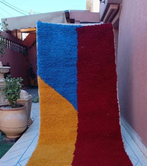 Image 1 of Alfombra de pasillo tradicional tejida a mano, de 75/300 cm.